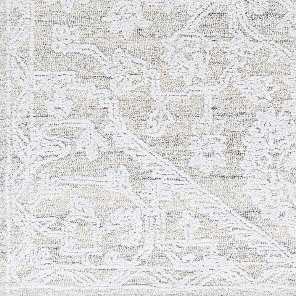 Surya Piazza PZZ-2304 2&#39; x 3&#39; White, Beige, Charcoal, Light Grey Area Rug, , large