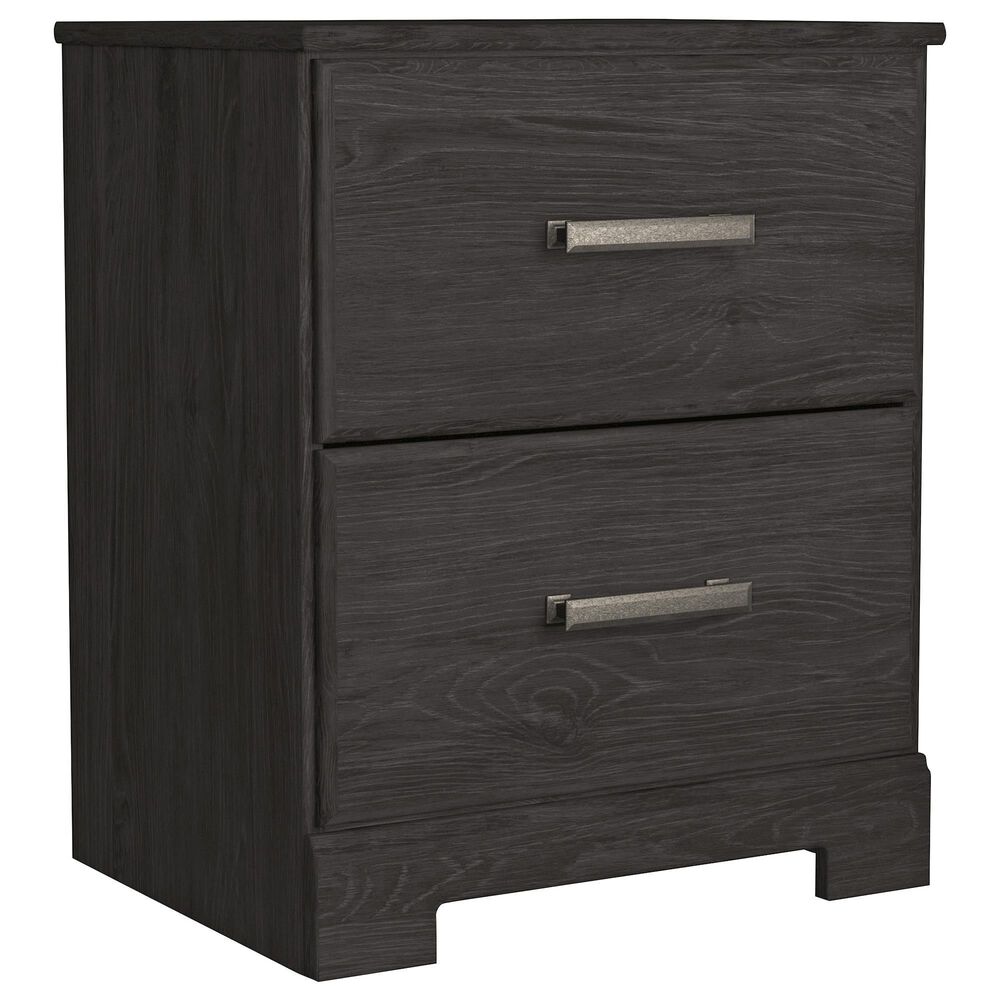 Ashley Belachime 4 Piece Queen Bedroom Set in Dark Charcoal, , large