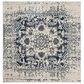Safavieh Madison MAD603D 4" Square Cream and Navy Area Rug, , large