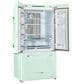 Unique Appliances Classic Retro 21.4 Cu. Ft Frost Free Counter Depth French Door Refrigerator in Summer Mint Green, , large