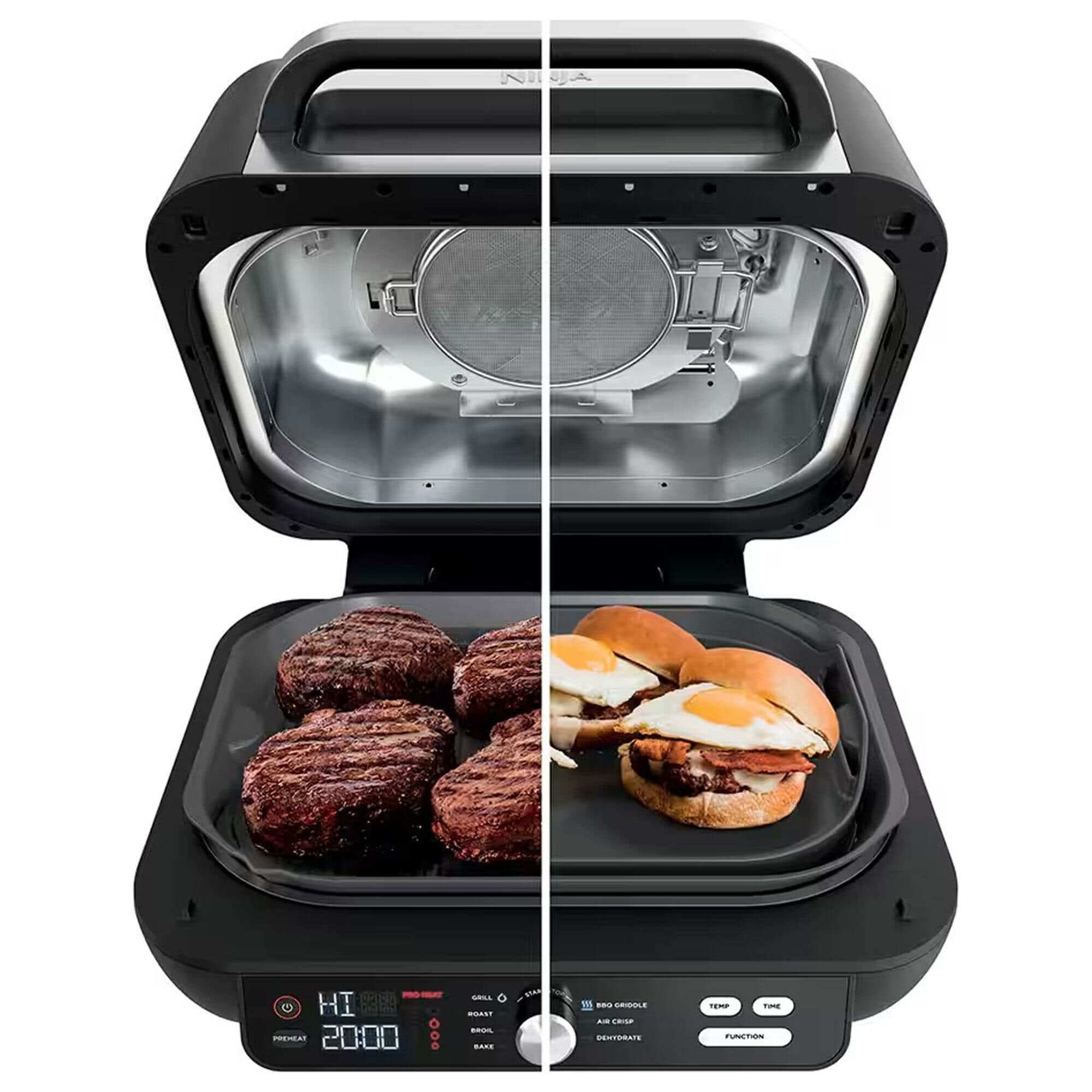 Ninja Foodi XL Pro Grill Griddle and Air Fryer in Black NFM