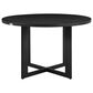 Blue River Grand Round Patio Dining Table in Black, , large