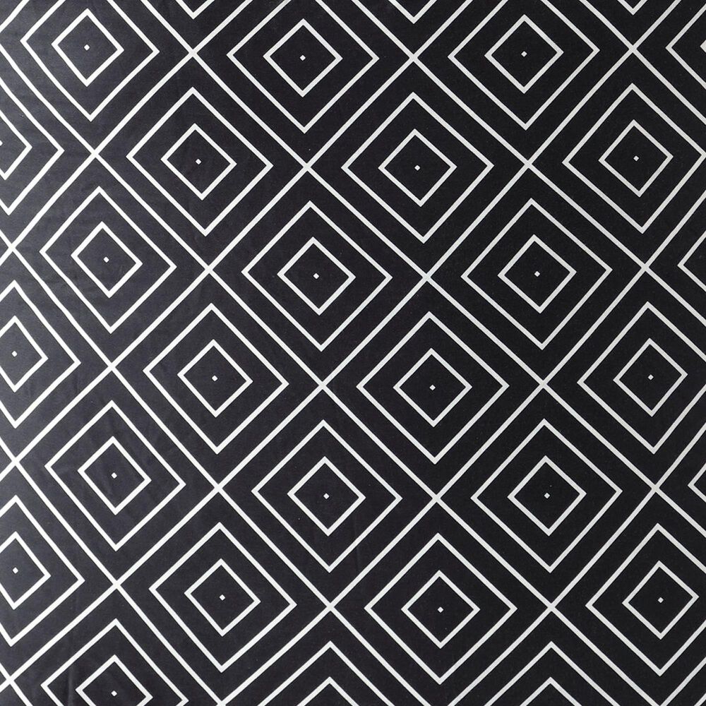 BEBEJAN Geometric 5-Piece King Comforter Set in Midnight Black and White, , large