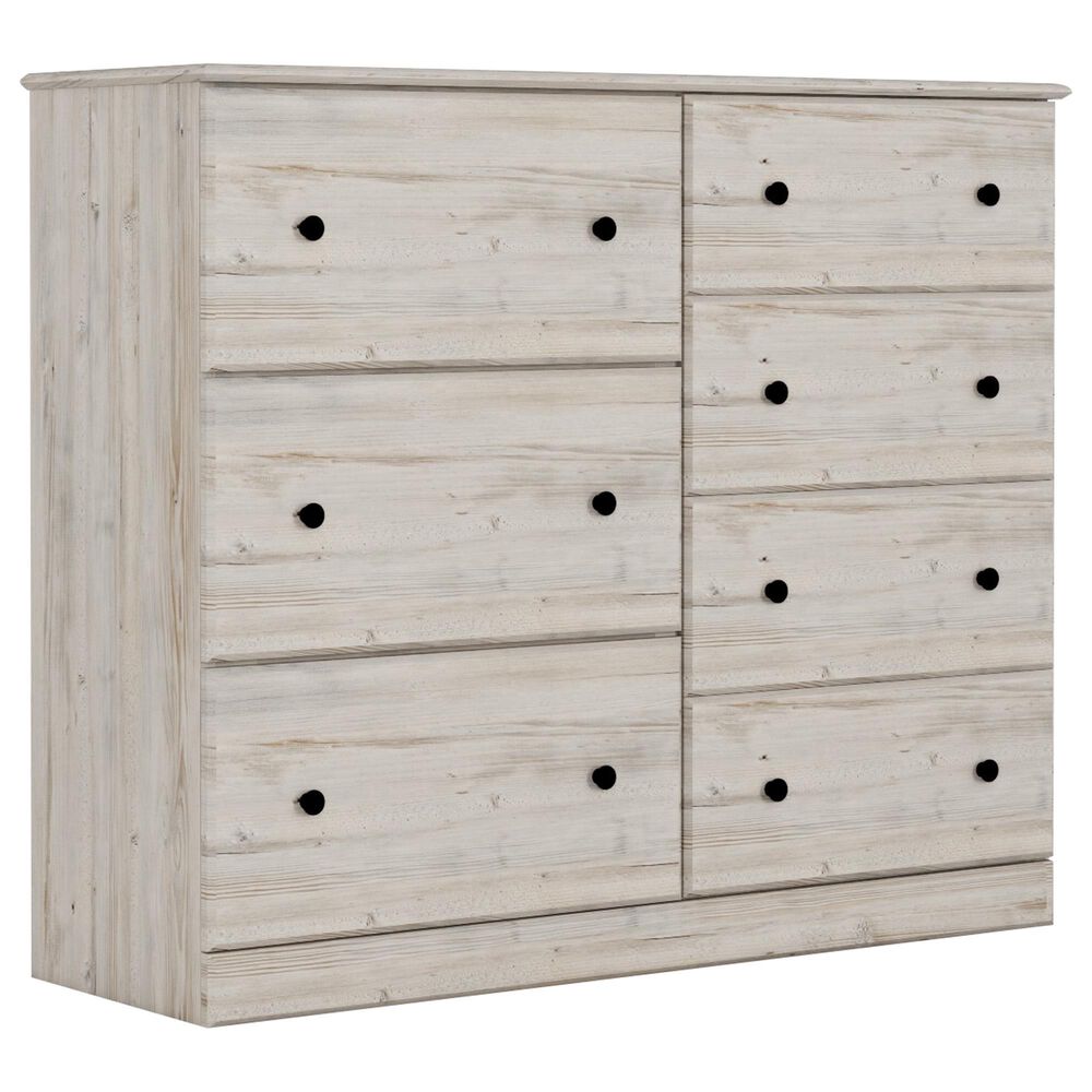 Lemoore Essentials 7 Drawer Dresser Only in Frosted Pine, , large