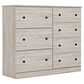 Lemoore Essentials 7 Drawer Dresser Only in Frosted Pine, , large