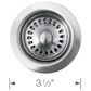 Blanco Decorative Basket Strainer in Stainless Steel, , large