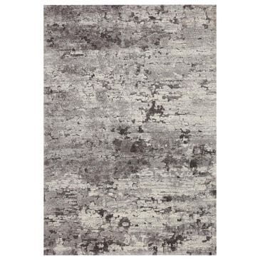 Loloi Theory THY-08 5"3" x 7"8" Charcoal and Grey, , large