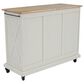 Homestyles Seaside Lodge Kitchen Cart in White, , large