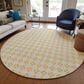 Dalyn Rug Company Marlo 6" Round Gold Indoor/Outdoor Area Rug, , large