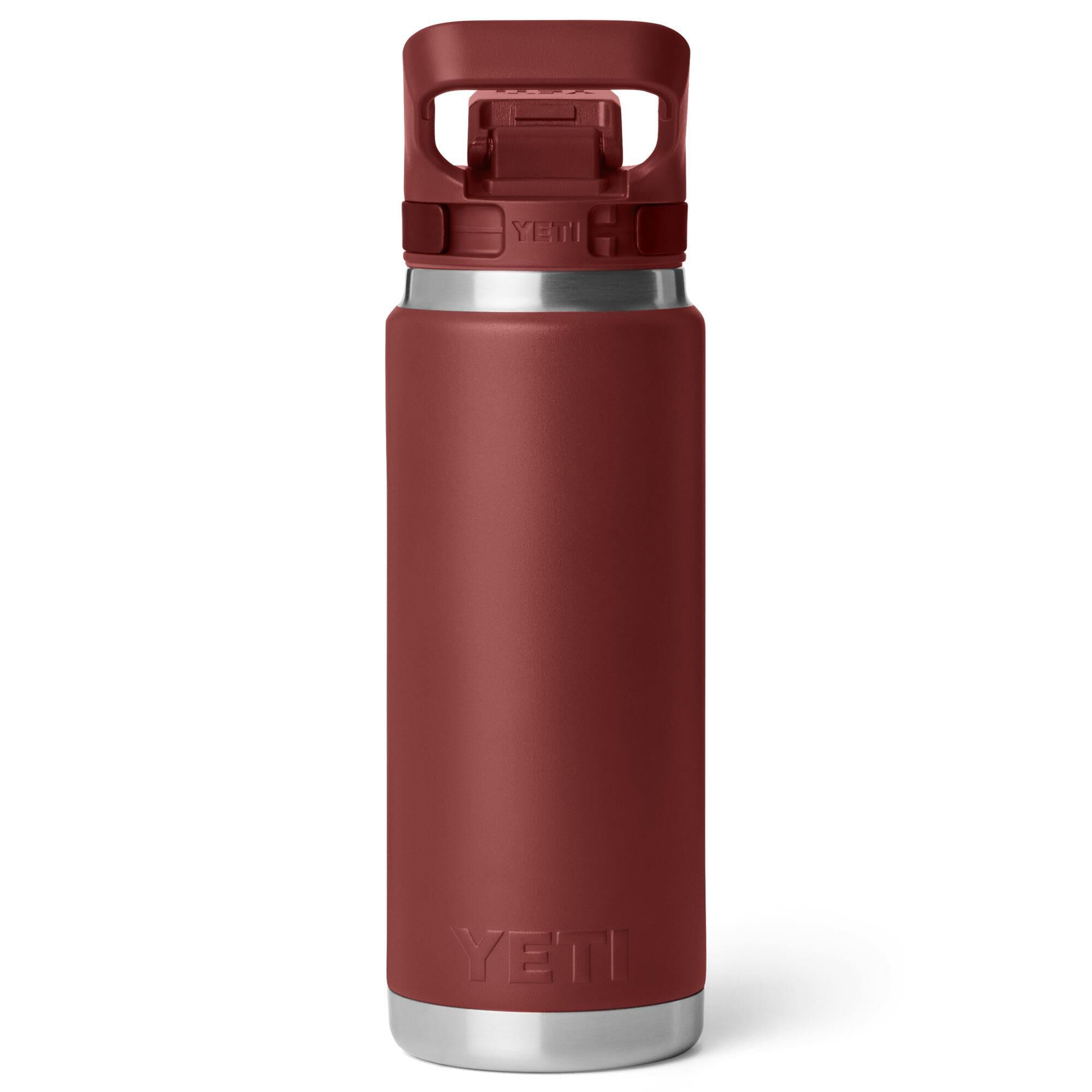 YETI Rambler Bottle 26 oz レッド YETI Rambler 26 Oz Bottle with Color-Matched Flip Chug Cap in Stag Red