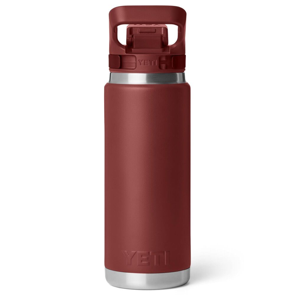 YETI Rambler 26 Oz Bottle with Color-Matched Flip Chug Cap in Stag Red, , large