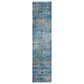 Safavieh Aria Oriental 2" x 8" Blue and Multicolor Runner, , large
