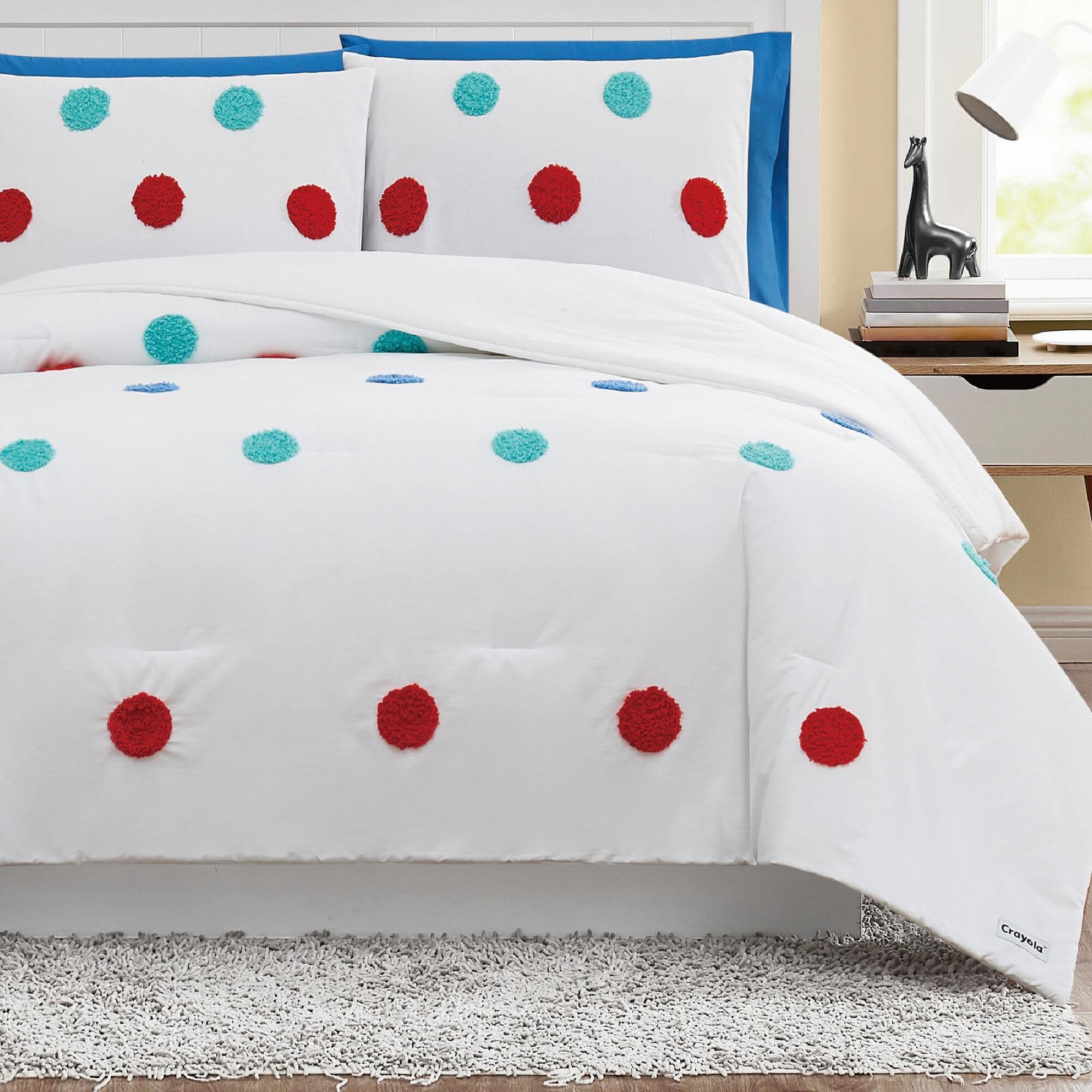 Fuzzy discount blue comforter