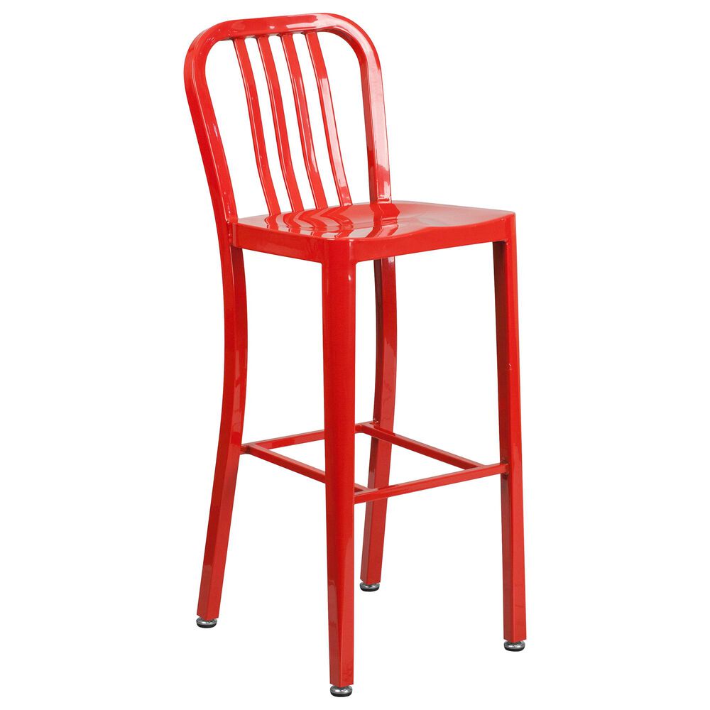 Flash Furniture 30" Barstool in Red, , large