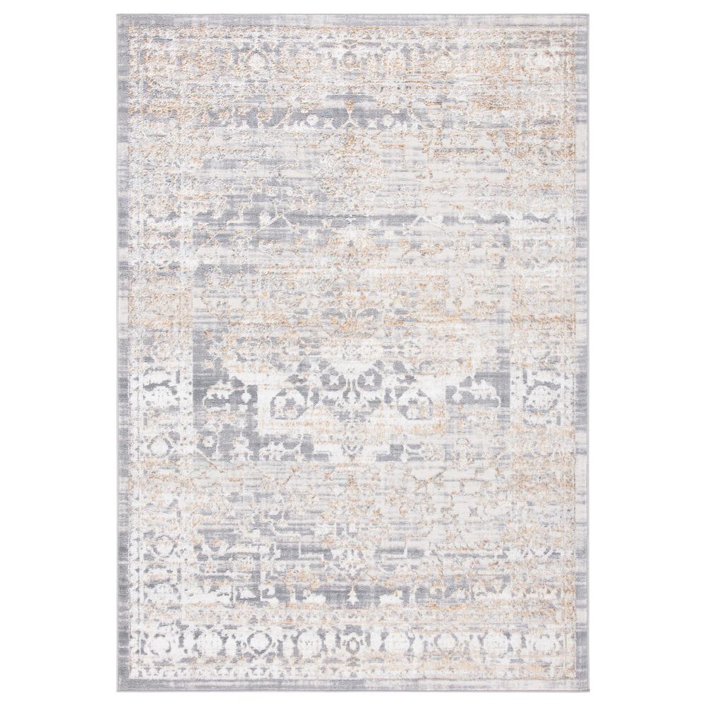 Safavieh Orchard ORC677 5"5" x 7"7" Grey and Gold Area Rug, , large