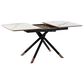 Blue River Alora Extendable Dining Table in Black, Copper, Light Grey and Walnut - Table Only, , large