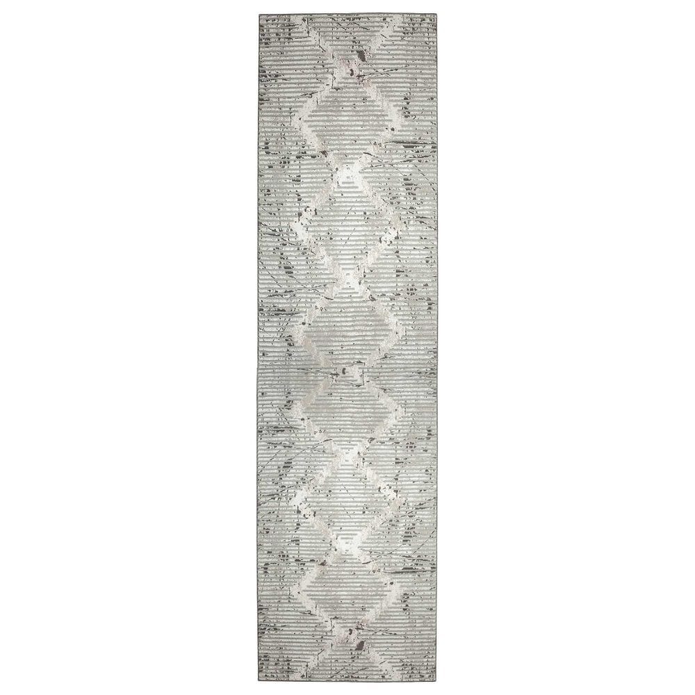 Radici USA Davide Geometric 2"2" x 7"7" Grey Area Rug, , large