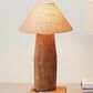 Teak Interiors Botanist Reclaimed Wood Table Lamp with Jute Shade and Swivel Neck in Natural, , large