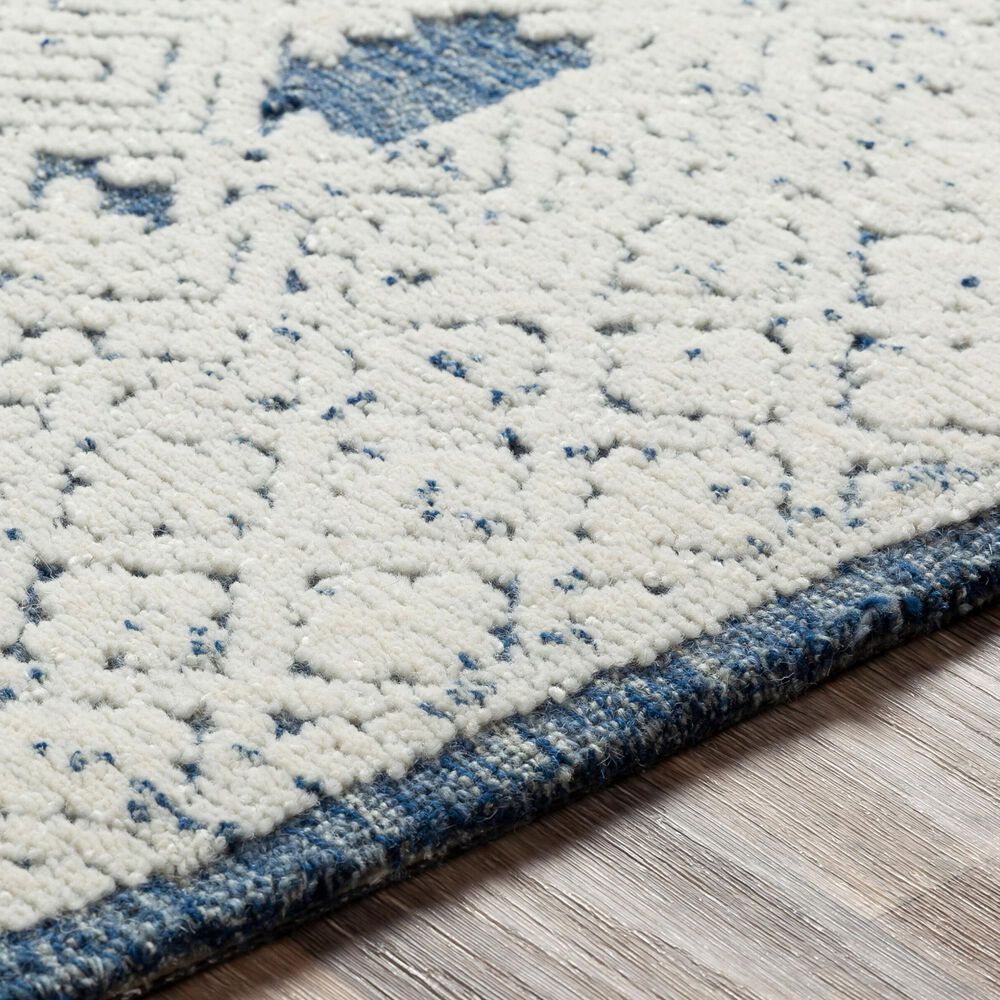 Surya Louvre Dark Blue, Cream and Pale Blue 10&#39; x 14&#39; Area Rug, , large