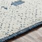 Surya Louvre Dark Blue, Cream and Pale Blue 10" x 14" Area Rug, , large