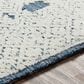 Surya Louvre Dark Blue, Cream and Pale Blue 10" x 14" Area Rug, , large