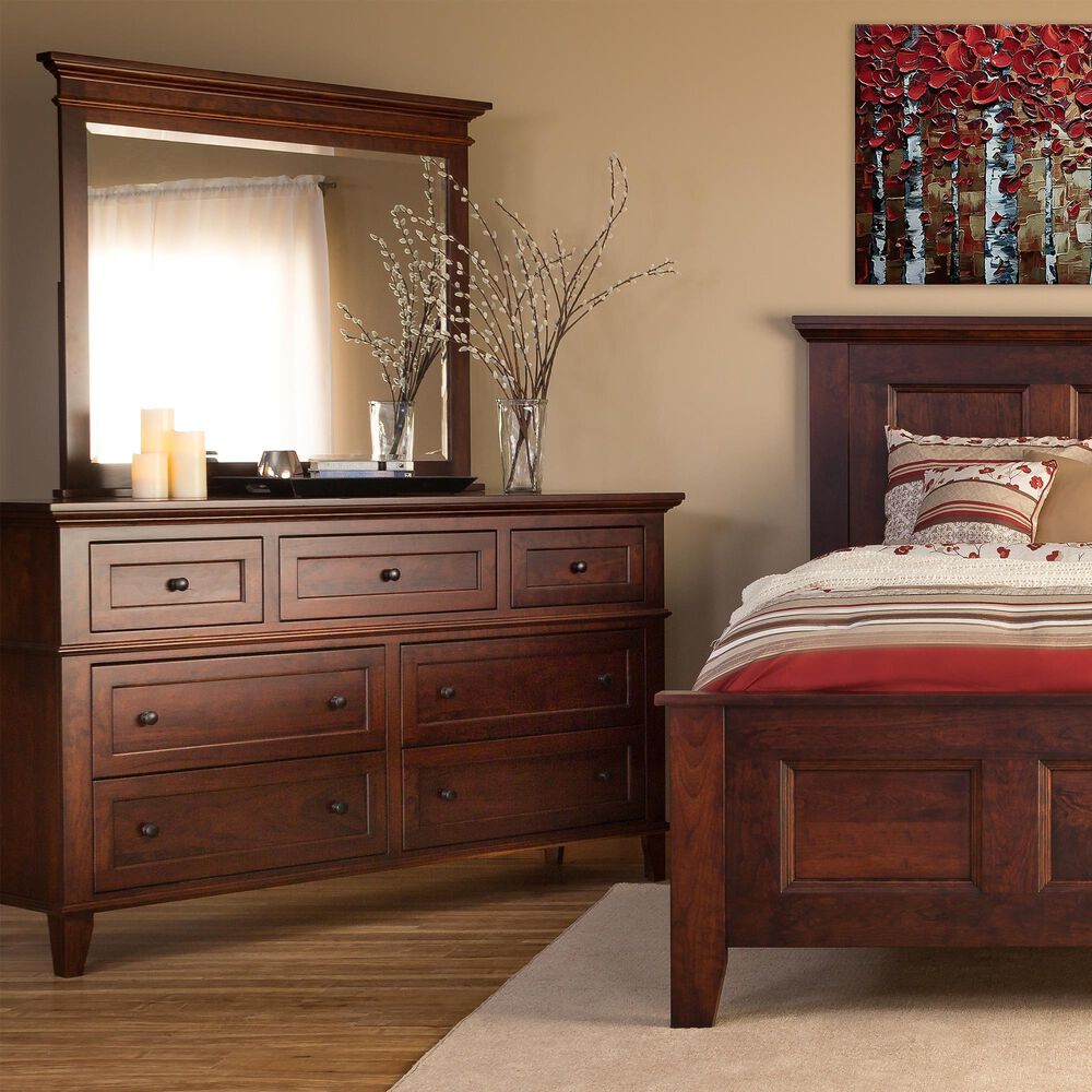 Fleming Furniture Co. Brentwood Dresser Mirror in Sunset, , large