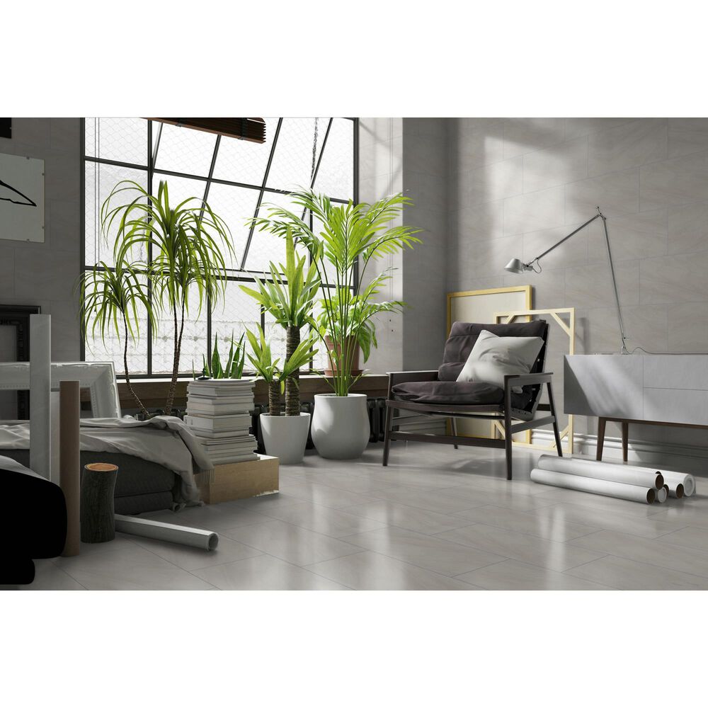 Emser Sabe Charcoal 12&quot; x 23&quot; Porcelain Tile, , large