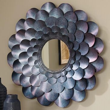 Ashley Deunoro Accent Mirror in Blue, , large