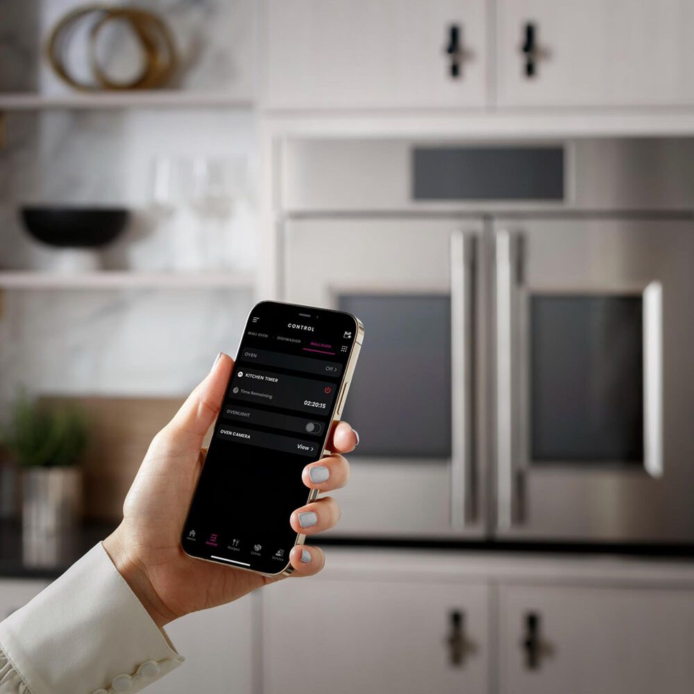 Monogram Statement 30" French Door Electric Double Wall Oven in Stainless Steel, , large