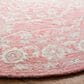 Safavieh Micro-Loop Oriental 3" Round Pink and Ivory Area Rug, , large