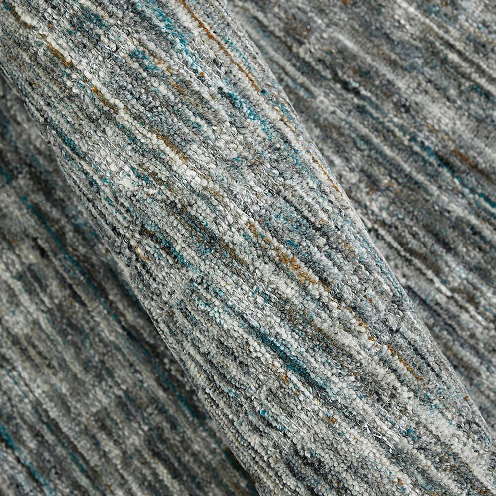 Amer Rugs Houston 7&#39;9&quot; x 9&#39;9&quot; Turq Gray Area Rug, , large
