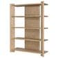 Four Hands Edmund 4-Shelf Bookcase in Smoked, , large