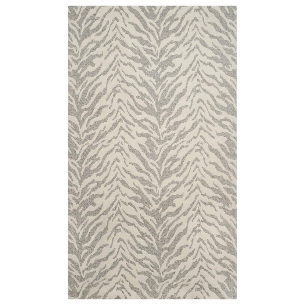 Safavieh Marbella MRB632A 5" x 8" Light Grey and Ivory Area Rug, , large