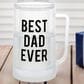 Pavilion 12 Oz Best Dad Freezer Stein in Clear and Black, , large