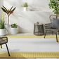 Surya Alfresco 7"3" x 10"6" Pearl, Saffron, Beige and Tan Indoor/Outdoor Area Rug, , large