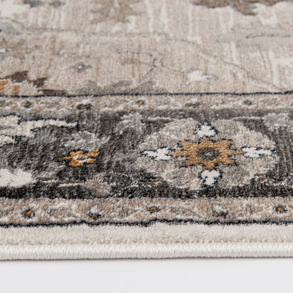Central Oriental Adore Milla 7&#39;10&quot; x 9&#39;10&quot; Beige and Orange Area Rug, , large