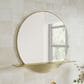 James Martin Platform 24" Round Mirror in Radiant Gold, , large