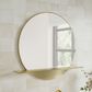 James Martin Platform 24" Round Mirror in Radiant Gold, , large