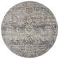 Loloi Katherine 9"6" Round Graphite and Jade Area Rug, , large
