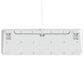 JLab Nightfall Wired Keyboard in White, , large