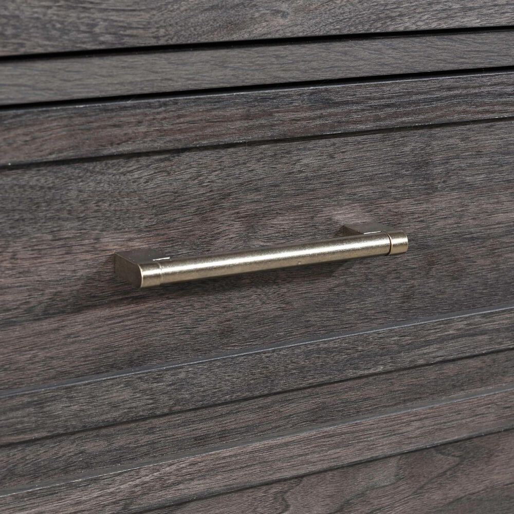 Belle Furnishings Modern Edge Castered File Cabinet in Caffe, , large