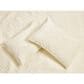 Duke Imports Virah Bella Micromink 3-Piece King Quilt Set in Striped Ivory Weave, , large