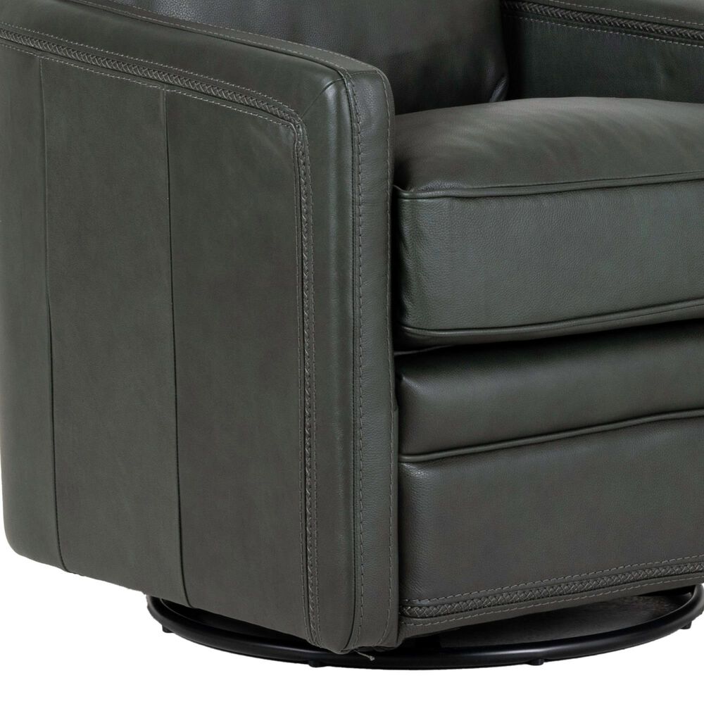 Italiano Furniture Turner Swivel Glider Chair in Forest Green, , large
