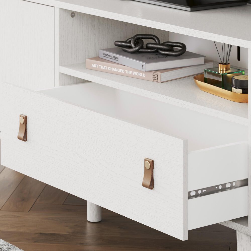 Ashley Aprilyn 59&quot; TV Stand in White, , large