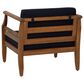 Linon Home Decor Arlen Patio Arm Chair in Navy, , large