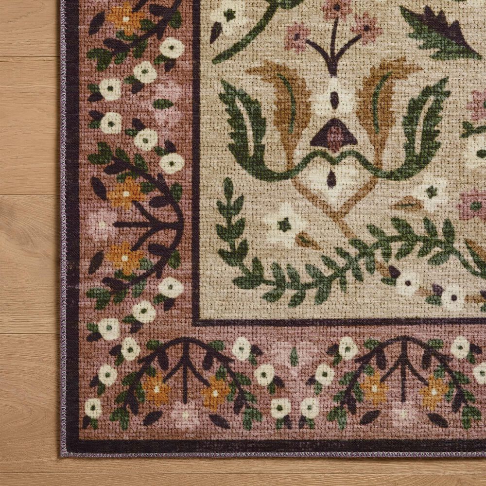 Loloi Canopy Edie Aubergine 2&#39;6&quot; x 7&#39;6&quot; Runner, , large