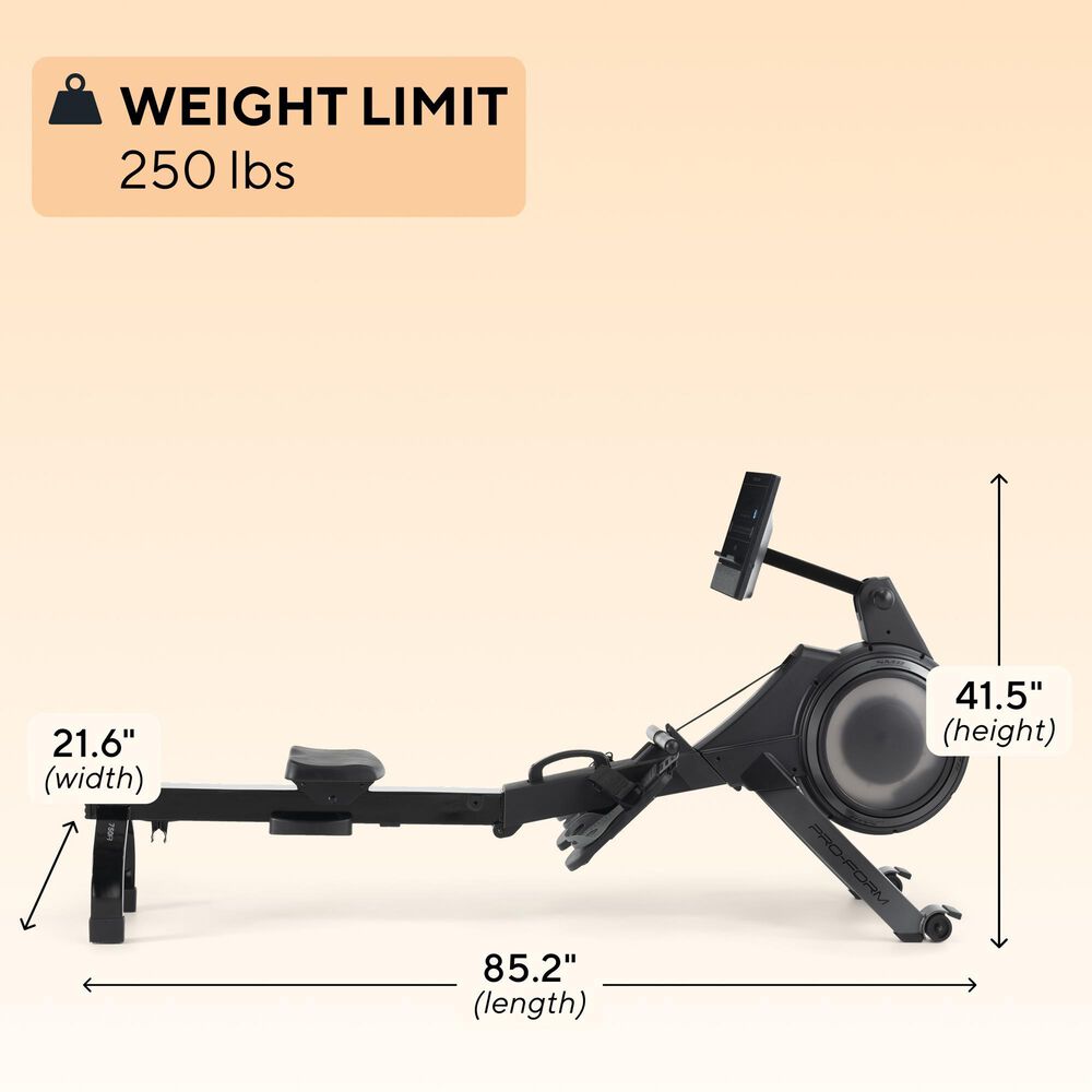 ProForm 750R Rower in Black, , large