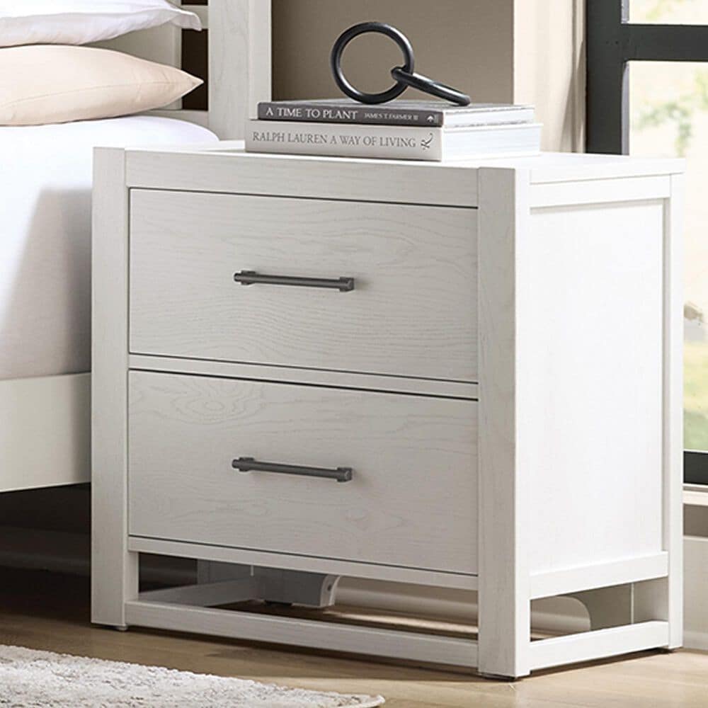 Viceray Collections Lodge and Loft 2-Drawer Nightstand in Soft White Oak, , large