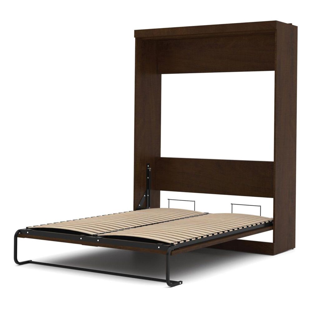 Bestar Pur 101" Queen Wall Bed Kit in Chocolate, , large