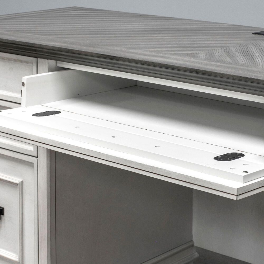 Wycliff Bay Hartford Credenza in White and Gray, , large